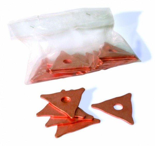 Anschweiß-Bleche 3-Fach (100 Stck/Pack)